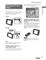 Предварительный просмотр 65 страницы Sony LF-X1, LF-X5 Operating Instructions Manual