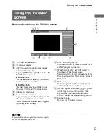 Предварительный просмотр 67 страницы Sony LF-X1, LF-X5 Operating Instructions Manual