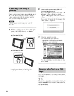 Предварительный просмотр 80 страницы Sony LF-X1, LF-X5 Operating Instructions Manual