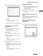 Предварительный просмотр 97 страницы Sony LF-X1, LF-X5 Operating Instructions Manual