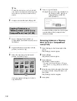 Предварительный просмотр 112 страницы Sony LF-X1, LF-X5 Operating Instructions Manual