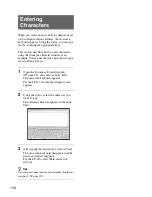 Предварительный просмотр 116 страницы Sony LF-X1, LF-X5 Operating Instructions Manual