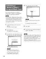 Предварительный просмотр 126 страницы Sony LF-X1, LF-X5 Operating Instructions Manual