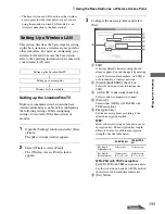 Предварительный просмотр 133 страницы Sony LF-X1, LF-X5 Operating Instructions Manual