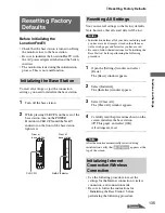 Предварительный просмотр 135 страницы Sony LF-X1, LF-X5 Operating Instructions Manual