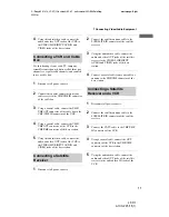 Preview for 11 page of Sony LF-X1 Operating Instructions Manual