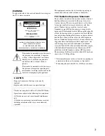 Preview for 3 page of Sony LF-X5 - LocationFree TV - Wireless Operating Instructions Manual