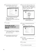 Preview for 18 page of Sony LF-X5 - LocationFree TV - Wireless Operating Instructions Manual