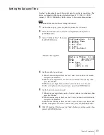 Preview for 24 page of Sony LIB-162 Operating Instructions Manual