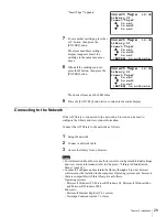 Preview for 29 page of Sony LIB-162 Operating Instructions Manual