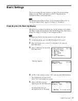 Preview for 42 page of Sony LIB-162 Operating Instructions Manual