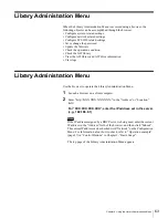 Preview for 64 page of Sony LIB-162 Operating Instructions Manual