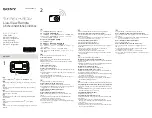 Предварительный просмотр 17 страницы Sony Live-View Remote RM-LVR1 Operating Instructions Manual