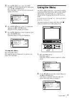 Preview for 15 page of Sony LMD-1420MD Instructions For Use Manual