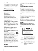 Предварительный просмотр 2 страницы Sony LMD-1510W Operating Instructions Manual