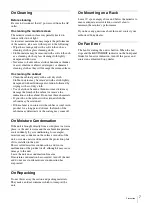 Preview for 7 page of Sony LMD-1510W Operating Instructions Manual