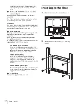 Preview for 12 page of Sony LMD-1510W Operating Instructions Manual