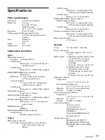 Preview for 23 page of Sony LMD-1510W Operating Instructions Manual