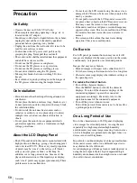 Preview for 58 page of Sony LMD-2451MT Instructions For Use Manual