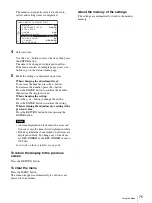 Preview for 75 page of Sony LMD-2451MT Instructions For Use Manual