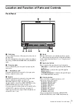 Preview for 9 page of Sony LMD-940W Operating Instructions Manual