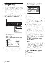 Предварительный просмотр 58 страницы Sony LMD-941W Operating Instructions Manual