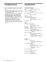 Предварительный просмотр 72 страницы Sony LMD-941W Operating Instructions Manual