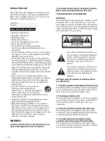 Preview for 2 page of Sony lmd-b170 Operating Instructions Manual