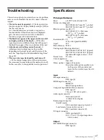 Preview for 27 page of Sony lmd-b170 Operating Instructions Manual