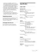 Preview for 163 page of Sony LMD-X310MT Instruction Manual