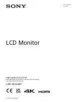 Sony LMD-XH320MT Instructions For Use Manual preview