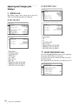 Предварительный просмотр 22 страницы Sony LMD1751WCC Operating Instructions Manual