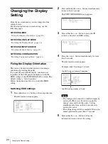 Preview for 20 page of Sony LMDDM20 Instructions For Use Manual