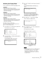 Preview for 21 page of Sony LMDDM20 Instructions For Use Manual