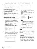 Preview for 22 page of Sony LMDDM20 Instructions For Use Manual