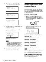 Preview for 24 page of Sony LMDDM20 Instructions For Use Manual