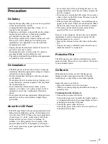 Preview for 9 page of Sony LMDDM20C Instructions For Use Manual