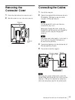 Preview for 15 page of Sony LMDDM20C Instructions For Use Manual