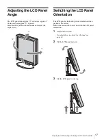 Preview for 17 page of Sony LMDDM20C Instructions For Use Manual