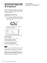 Preview for 22 page of Sony LMDDM20C Instructions For Use Manual