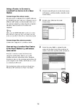 Preview for 14 page of Sony LocationFree LF-B1 Operating Instructions Manual