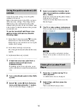 Preview for 14 page of Sony LocationFree LF-B10 Manual