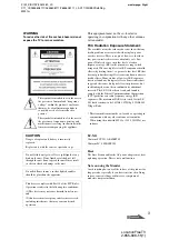 Preview for 3 page of Sony LocationFree LF-X11 Operating Instructions Manual