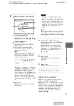 Preview for 73 page of Sony LocationFree LF-X11 Operating Instructions Manual