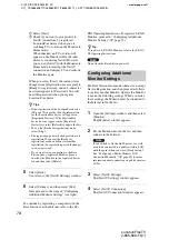 Preview for 78 page of Sony LocationFree LF-X11 Operating Instructions Manual