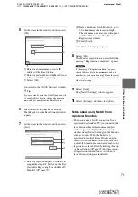 Preview for 79 page of Sony LocationFree LF-X11 Operating Instructions Manual