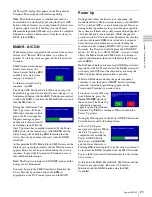 Preview for 25 page of Sony LSM-100 Operating Instructions Manual