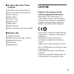 Предварительный просмотр 5 страницы Sony LSPX-P1 Reference Manual