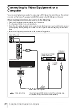 Предварительный просмотр 22 страницы Sony LSPX-W1 Operating Instructions Manual