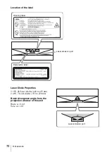 Предварительный просмотр 72 страницы Sony LSPX-W1 Operating Instructions Manual